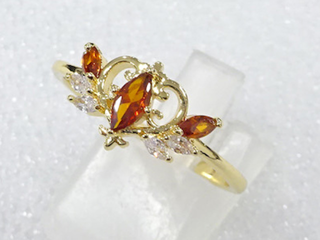 色石　指輪(21号)